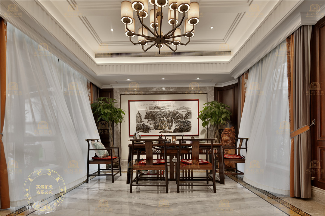 【案例赏析】中式新作：静聆人生絮语，轻抚岁月芳华(图1)