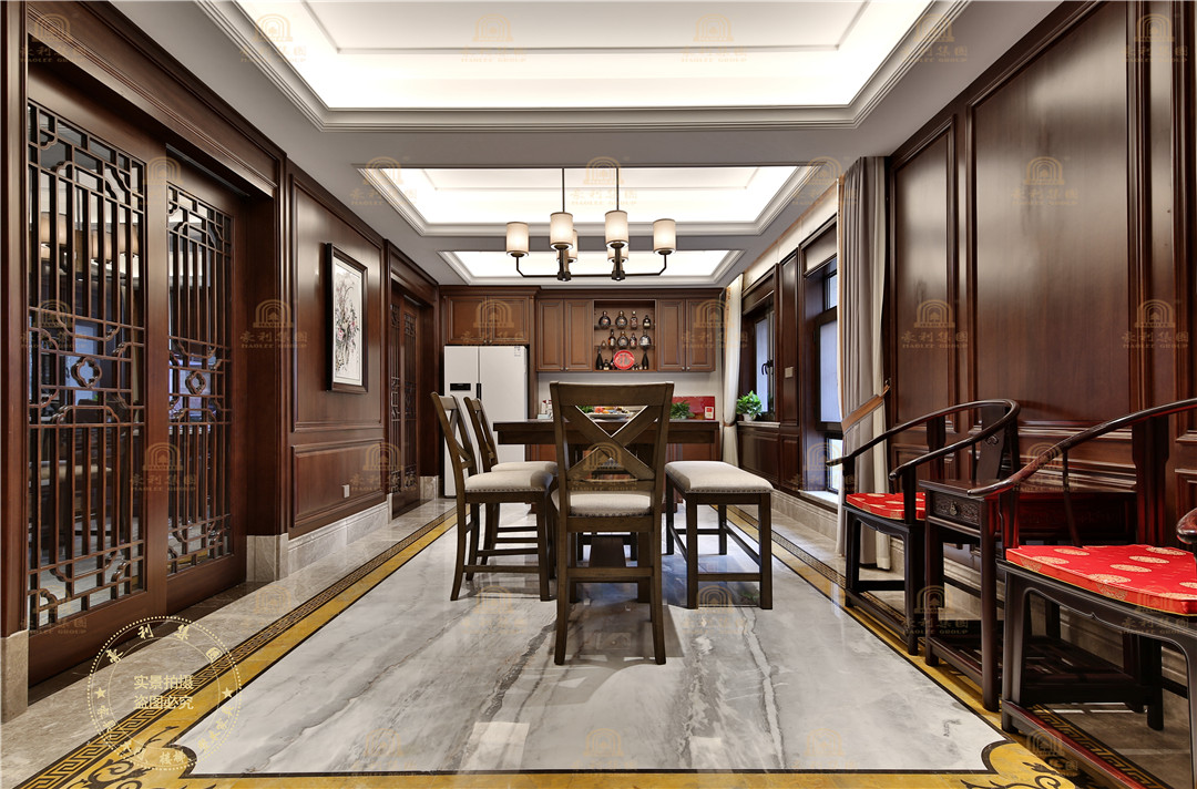 【案例赏析】中式新作：静聆人生絮语，轻抚岁月芳华(图4)