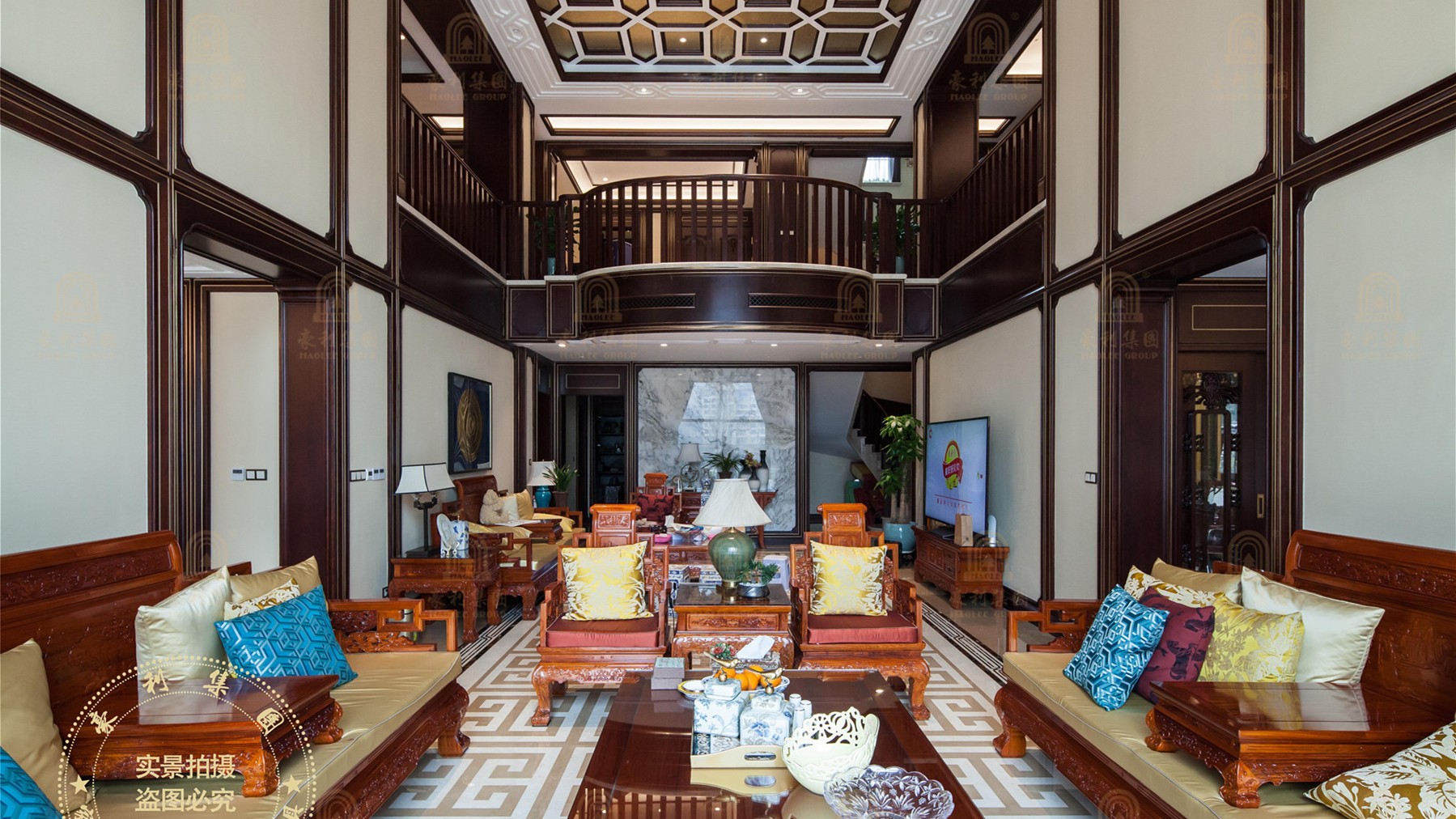 重庆保利花园别墅 美式+中式